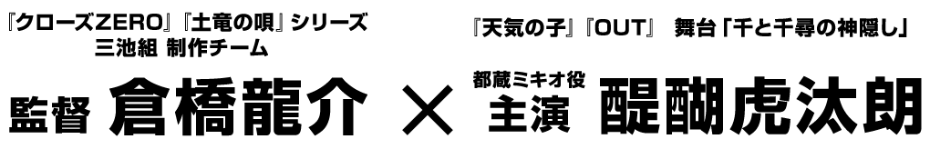 監督：倉橋龍介 主演：醍醐虎汰朗